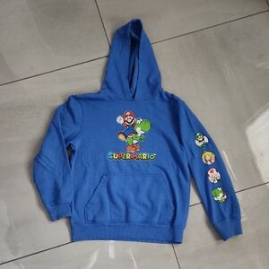 Nintendo Super Mario Kids Hoodie in Blue
